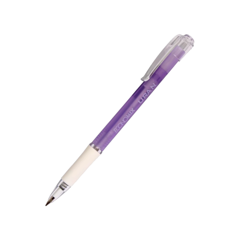 Ручка кулькова ECONOMIX (E10108) URAN, автоматична, чорнила сині